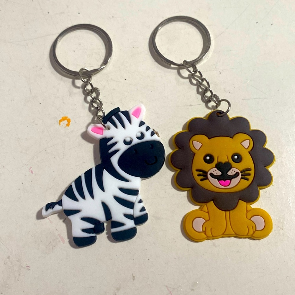 Lion and zebra